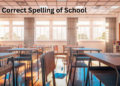 the correct spelling is school not school. some pe - tymoff